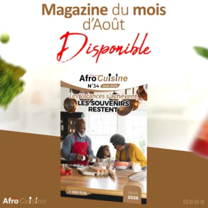AfroCuisine Magazine N°34 - Août 2026