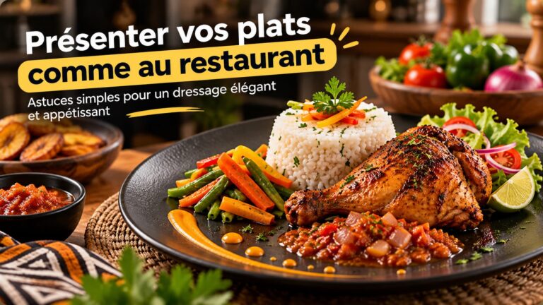 Présenter vos plats comme au restaurant