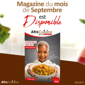 AfroCuisine Magazine N°35 - Septembre 2026